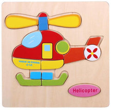 Load image into Gallery viewer, Kids 3D Puzzles Jigsaw Wooden Toys For Children Cartoon Animal Traffic Puzzles Intelligence Children Early Educational Toys
