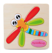 Load image into Gallery viewer, Kids 3D Puzzles Jigsaw Wooden Toys For Children Cartoon Animal Traffic Puzzles Intelligence Children Early Educational Toys