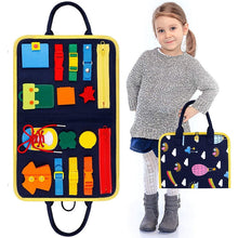 Load image into Gallery viewer, Kids Busy Board Buckle 1-5 Years Old Zip Button Lace Up Tool Toy Early Education Dress Aids Preschool Toys For Kids