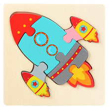 Load image into Gallery viewer, Kids Wooden Toys 3D Wood Puzzle Cartoon Animals Cognitive Jigsaw Puzzle Early Learning Educational Toys For Children Gift