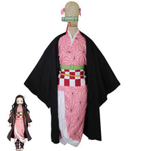 Load image into Gallery viewer, Kimetsu No Yaiba Demon Slayer Kids Cosplay Costume Halloween Carnival Gorgeous Funny Costume Nezuko Kids Wear