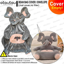 Load image into Gallery viewer, Children Cartoon Sofa Cover Beanbag Chair Cute Pouf Ottoman Armchair Couch Soft Velvet Floor Seat Puff Futon Kids Furniture Gift