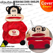 Load image into Gallery viewer, Children Cartoon Sofa Cover Beanbag Chair Cute Pouf Ottoman Armchair Couch Soft Velvet Floor Seat Puff Futon Kids Furniture Gift