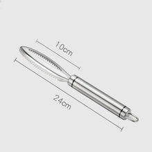 Load image into Gallery viewer, Kitchen accessories Stainles Fish Scales Scraping Graters Fast Remove Fish Cleaning Peeler Scraper Fish bone tweezers tool gadge
