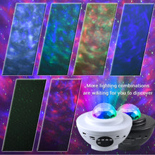 Load image into Gallery viewer, Colorful Starry Sky Galaxy Projector Nightlight Child Blueteeth USB Music Player Star Night Light Romantic Projection Lamp