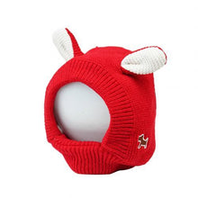 Load image into Gallery viewer, Knitted Hat Winter Warm Puppy Cap Fashion Rabbit Ear Design Beanie for Cute Pet Dog Cat Puppy Animal Christmas Hat Knitted Hats for dog