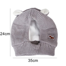 Load image into Gallery viewer, Knitted Hat Winter Warm Puppy Cap Fashion Rabbit Ear Design Beanie for Cute Pet Dog Cat Puppy Animal Christmas Hat Knitted Hats for dog