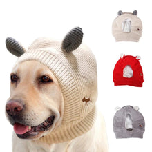 Load image into Gallery viewer, Knitted Hat Winter Warm Puppy Cap Fashion Rabbit Ear Design Beanie for Cute Pet Dog Cat Puppy Animal Christmas Hat Knitted Hats for dog