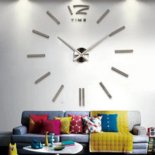 Load image into Gallery viewer, Wall Clocksale watch clocks acrylic mirror stickers Living Room