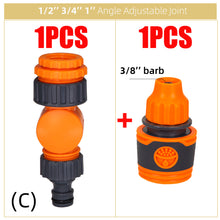 Load image into Gallery viewer, Faucet Quick Connectors Rotatable Water Tap Splitter 1/2" 3/4" 1" Thread Adapter Garden Farm Irrigation Car Wash Swivel Joints