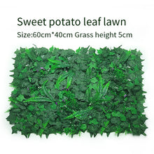 Load image into Gallery viewer, Artificial Plant Wall Lawn 40x60cm Plastic Artificial Turf Home Garden Shop Shopping Center Home Decoration Green Carpet Grass
