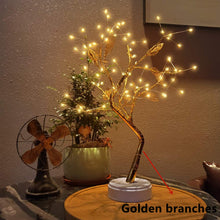 Load image into Gallery viewer, LED Night Light Mini Christmas Tree Copper Wire Garland Lamp For Home Kids Bedroom Decor Fairy Lights Luminary Holiday lighting