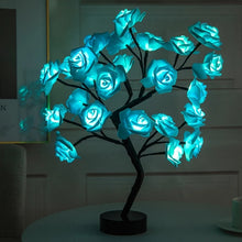 Load image into Gallery viewer, LED Rose Flower Table Lamp USB Christmas Tree Fairy Lights Night Lights Home Party Wedding Bedroom Decoration Mother's Day Gift