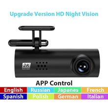Load image into Gallery viewer, LF9 Pro Dash Cam 1080P Night Vision Car Camera Recorder WiFi Dashcam 170FOV 24H Parking Monitor Smart Voice Camera