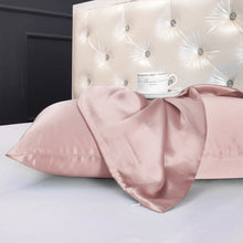 Load image into Gallery viewer, 100 Silk Pillowcase Hair With Hidden Zipper 19 Momme Terse Color For Women Men Kids Girls Luxury