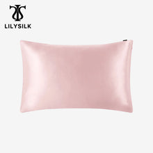 Load image into Gallery viewer, 100 Silk Pillowcase Hair With Hidden Zipper 19 Momme Terse Color For Women Men Kids Girls Luxury