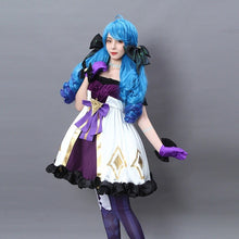 Load image into Gallery viewer, Gwen Cosplay Costume Game LOL Gwen Cosplay Costume Sexy Women Costume Party Dress Halloween Glove Stocking Full Set Wigs