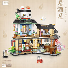 Load image into Gallery viewer, LOZ 1231 1232 Mini Building Blocks Toys Japanese Drink Bar Street View Assembly Brick Gift