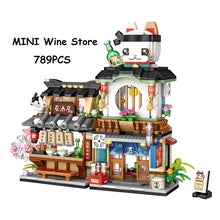 Load image into Gallery viewer, LOZ 1231 1232 Mini Building Blocks Toys Japanese Drink Bar Street View Assembly Brick Gift