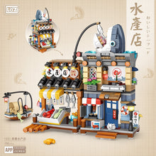 Load image into Gallery viewer, LOZ 1231 1232 Mini Building Blocks Toys Japanese Drink Bar Street View Assembly Brick Gift