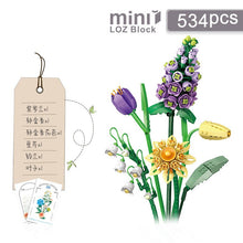 Load image into Gallery viewer, LOZ Fomantic Flower Bouquet Building Block Bricks Anime Figure Toys Friends Pricness Set Gift for Girl Friend Simulation Rose