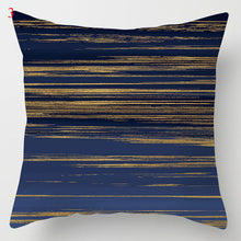 Load image into Gallery viewer, Lake Blue Marble Geometric Sofa Cushion Cover Decorative Pillowcase Polyester Throw Pillow Cases Home Decor Pillowcover 45*45cm