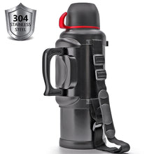 Load image into Gallery viewer, Large Stainless Steel Travel Thermos Bottle for Coffee Tea Water Double Wall Vacuum Insulated