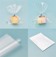 Load image into Gallery viewer, 100pcs Transparent OPP Bag Of Sweet Cellophane Bag For Candy Lollipop Cookies Baking Food Packaging Party Gift Pouch
