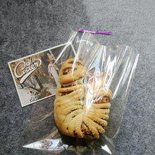 Load image into Gallery viewer, Transparent Plastic Bag For Candy Cookie Bread Food Chocolate Bean Clear Top Open Pen Gift Package With Wire