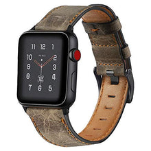 Load image into Gallery viewer, Leather strap For Apple watch band 44mm 41mm 45mm 40mm 42mm 38mm Retro Cow watchband bracelet iWatch series 7 3 4 5 se 6