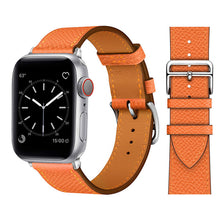Load image into Gallery viewer, Leather strap for Apple watch band 44mm 45mm 42mm 41mm 40mm 38mm Single tour watchband bracelet iWatch series 3 4 5 6 SE 7 band