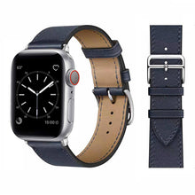 Load image into Gallery viewer, Leather strap for Apple watch band 44mm 45mm 42mm 41mm 40mm 38mm Single tour watchband bracelet iWatch series 3 4 5 6 SE 7 band