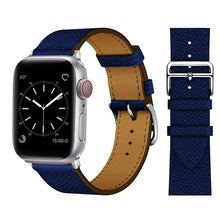 Load image into Gallery viewer, Leather strap for Apple watch band 44mm 45mm 42mm 41mm 40mm 38mm Single tour watchband bracelet iWatch series 3 4 5 6 SE 7 band