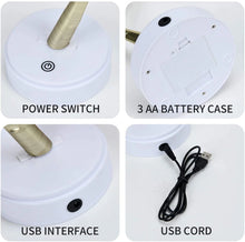 Load image into Gallery viewer, LED Wire Night Light Tree Fairy Lights Home Decoration Night Lamp USB Battery Operated For Bedroom Bedside Table Lamp