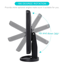 Load image into Gallery viewer, LED Makeup Mirror 22 Vanity Light Magnifying 3 Floding Countertop Touch Screen Cosmetic 10x Magnifier Small Mirror Beauty