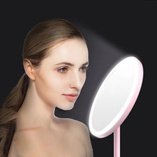 Load image into Gallery viewer, LED Makeup Mirror Light Vanity Lights Touchable Dimming Three Color Light USB Rechargeable With Light Mirrors Bedroom Mirror