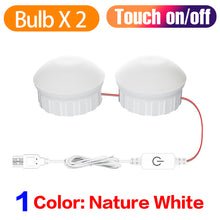 Load image into Gallery viewer, LED Vanity Mirror Light USB Makeup Vanity Light Cosmetic Bulb Dimmable LED Wall Mirror Lamp Bathroom Dressing Table