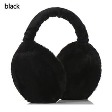 Load image into Gallery viewer, Cute cartoon fox winter warm earmuffs plush thick cotton girls girls boys warm earmuffs outdoor sports ear protection