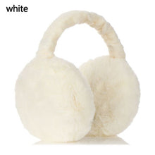 Load image into Gallery viewer, Cute cartoon fox winter warm earmuffs plush thick cotton girls girls boys warm earmuffs outdoor sports ear protection