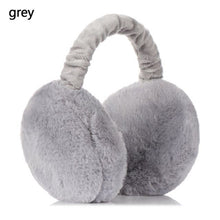 Load image into Gallery viewer, Cute cartoon fox winter warm earmuffs plush thick cotton girls girls boys warm earmuffs outdoor sports ear protection