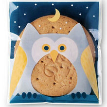 Load image into Gallery viewer, Cute animals Cookie Bags Self Adhesive Seal Plastic Cookies Bags for Kids Birthday Gifts Wedding Party Decoration 100pcs/lot