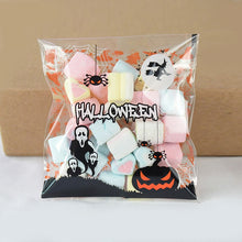 Load image into Gallery viewer, Cute Halloween Candy Bag Pumpkin Ghost Cookie Dessert Packaging Bags Self-adhesive Plastic Bags Supplies Trick Or Treat Gifts