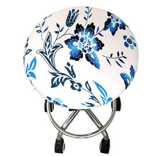 Load image into Gallery viewer, Round Chair Cover Bar Stool Cover Elastic Seat Cover Home Chair Slipcover Round Chair Bar Stool Floral Printed