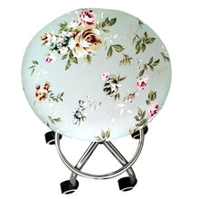 Load image into Gallery viewer, Round Chair Cover Bar Stool Cover Elastic Seat Cover Home Chair Slipcover Round Chair Bar Stool Floral Printed