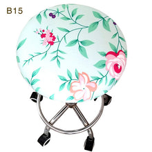 Load image into Gallery viewer, Round Chair Cover Bar Stool Cover Elastic Seat Cover Home Chair Slipcover Round Chair Bar Stool Floral Printed