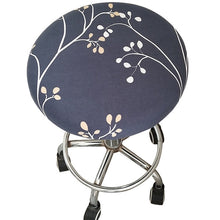 Load image into Gallery viewer, Round Chair Cover Bar Stool Cover Elastic Seat Cover Home Chair Slipcover Round Chair Bar Stool Floral Printed