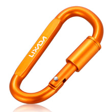 Load image into Gallery viewer, 9 PCS Survival D-ring Locking Carabiner Clip Set Screw Lock Hanging Hook Buckle Karabiner Camping Climbing Equipment
