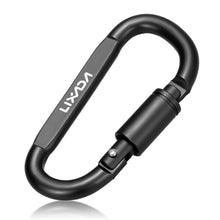 Load image into Gallery viewer, 9 PCS Survival D-ring Locking Carabiner Clip Set Screw Lock Hanging Hook Buckle Karabiner Camping Climbing Equipment