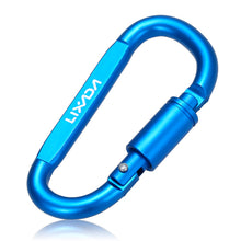 Load image into Gallery viewer, 9 PCS Survival D-ring Locking Carabiner Clip Set Screw Lock Hanging Hook Buckle Karabiner Camping Climbing Equipment