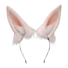Load image into Gallery viewer, Headbands Furry Rabbit Cat Ears Headwear Kawaii Bunny Hair Hoop for Halloween Cosplay Headpiece Party Supplies